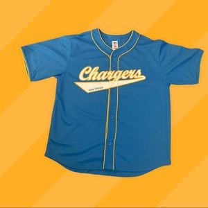 San Diego Chargers Jersey SIZE XL Baseball Style Chargers Jersey XL